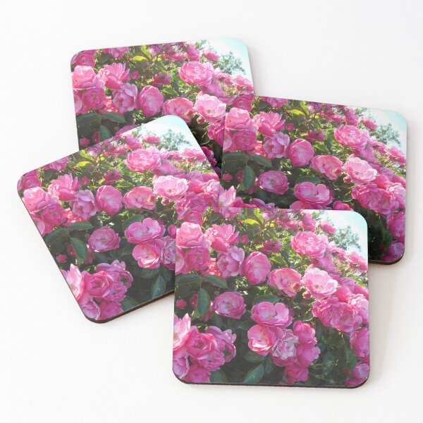 Item preview, Pink blooming rose bush // designed and sold by Lillrose.