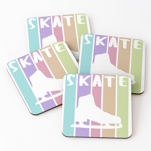 Item preview, Vintage pastel ice skate  designed and sold by Becky-Marie.