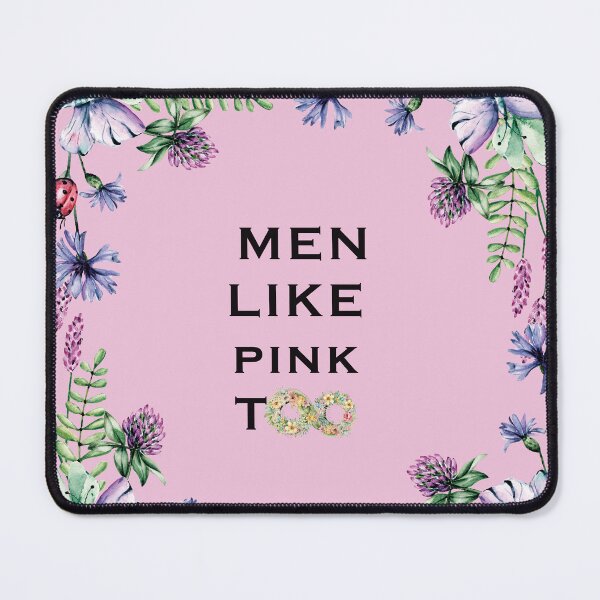 Item preview, MEN LIKE PINK TOO designed and sold by ORIGENcreate.