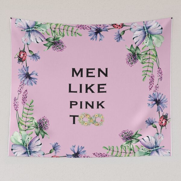 Item preview, MEN LIKE PINK TOO designed and sold by ORIGENcreate.