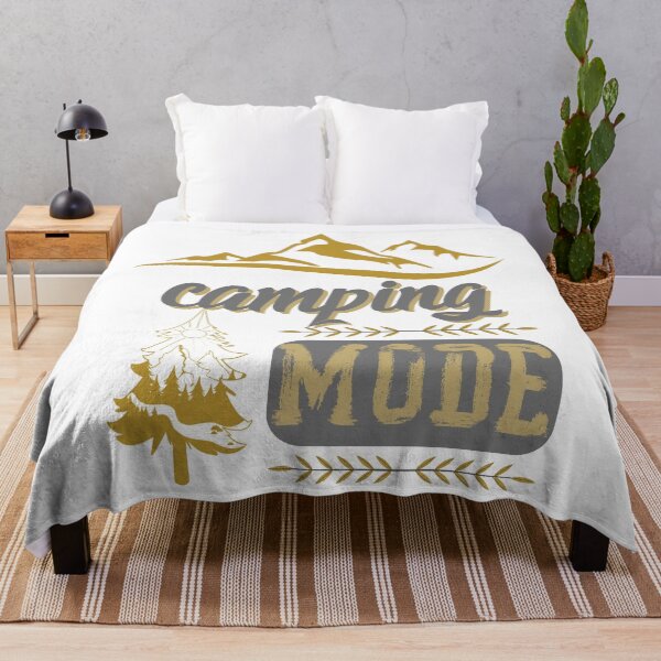 Item preview, camping mode, forest river sun inside tree pine designed and sold by movie-popcorn.