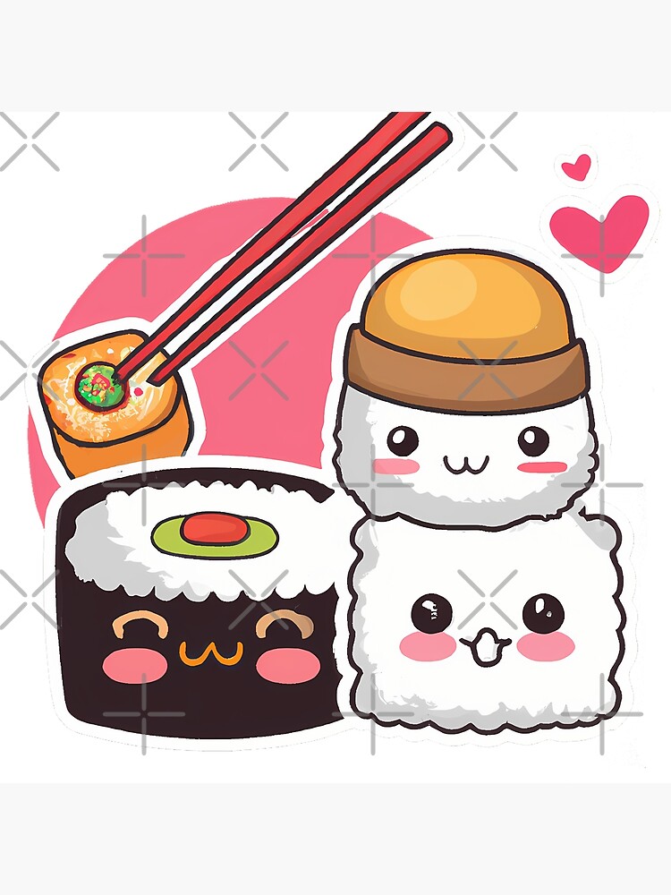 Kawaii Bento Box Sticker for Sale by OtakuAtWork