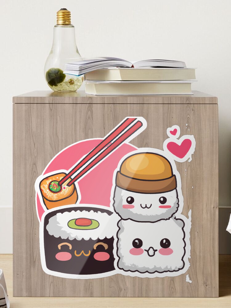 GIANT Bento Box Sticker Kawaii Vinyl Sticker Japanese Food Kawaii