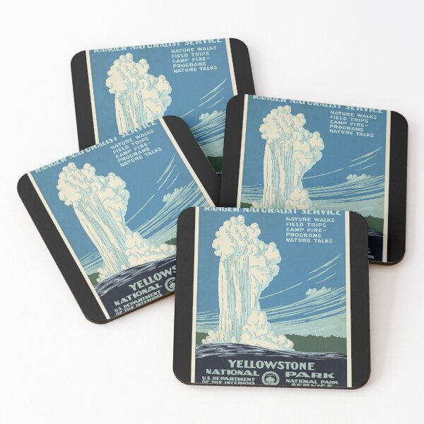 Item preview, Vintage Yellowstone Poster designed and sold by How67.