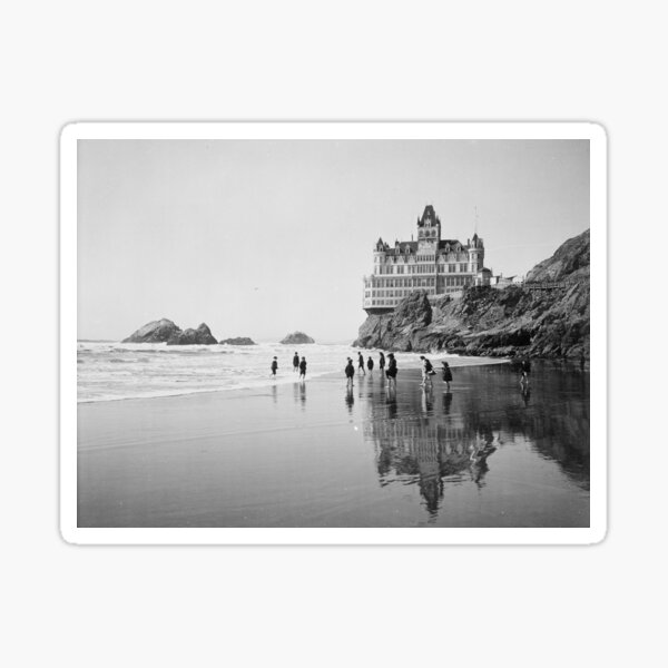 Item preview, Cliff House at Ocean Beach in San Francisco, California, 1902 designed and sold by World Vintage Photos.
