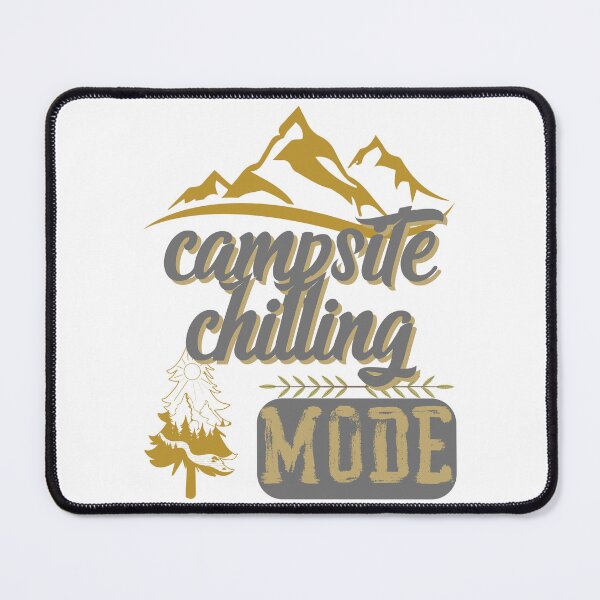 Item preview, campsite chilling mode, forest river sun inside tree pine designed and sold by movie-popcorn.