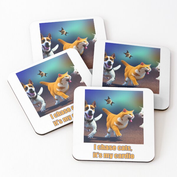 Item preview, Cattitude: My Cardio is Chasing Whiskers designed and sold by esadesigns.