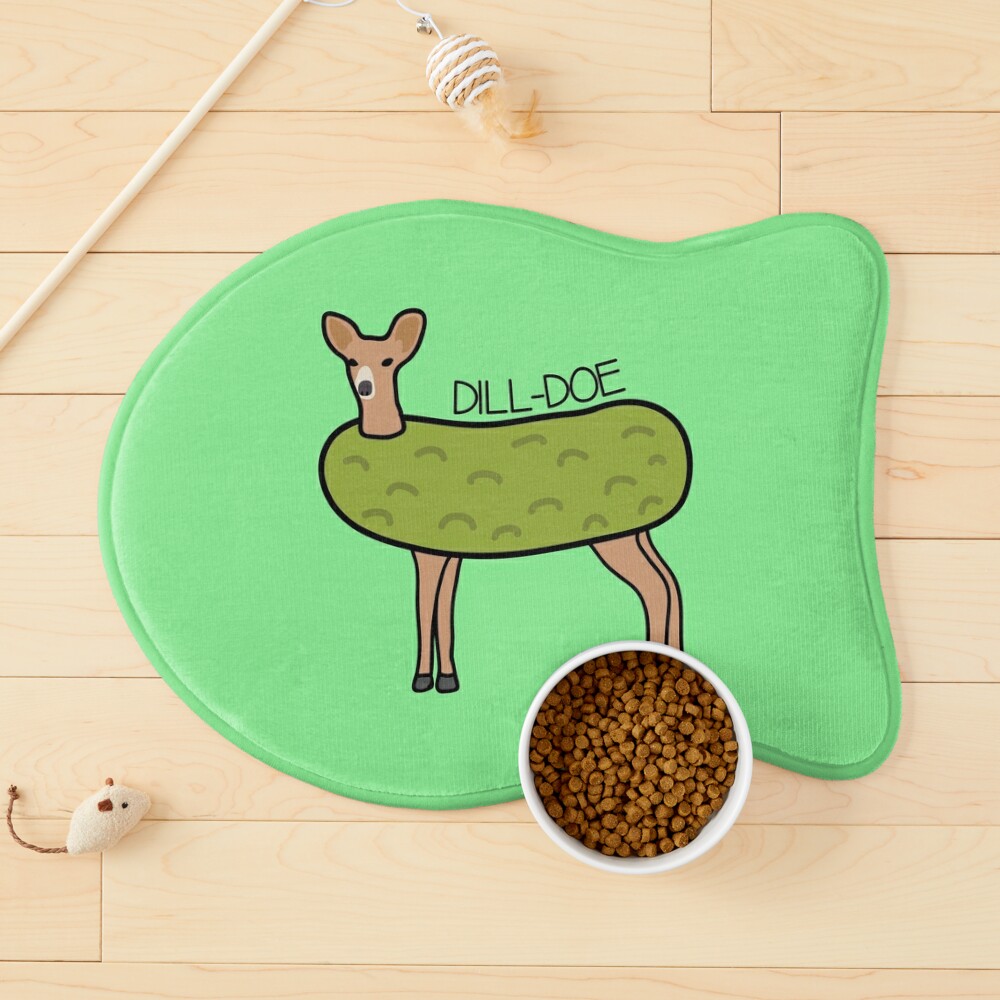 A Cute Dill Doe Funny Pickles Gifts Drawstring Bag