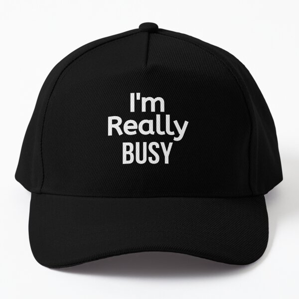 Funny Baseball Hats for Men Busy Doing Nothing Casquette Best Dad Hat