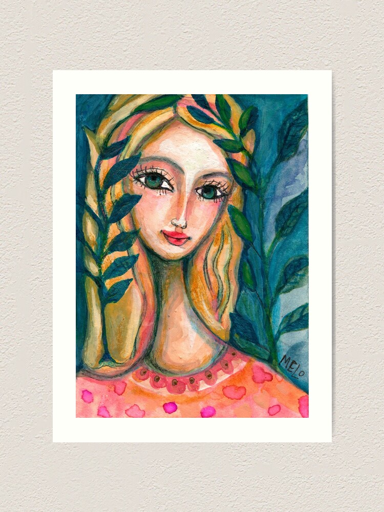 Alternate view of Nature Girl Art Print