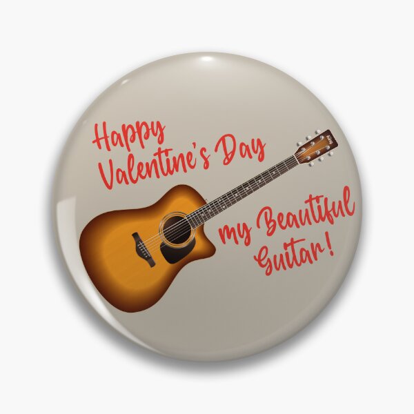 Item preview, Valentine's Day my beautiful Guitar designed and sold by elcarnero.