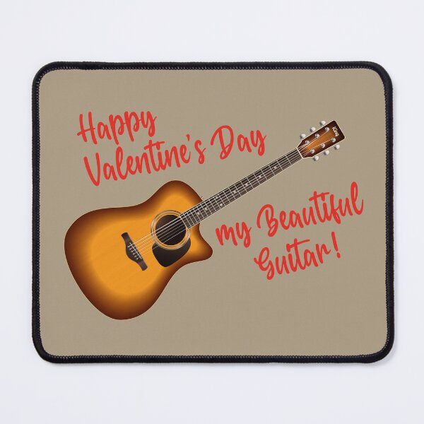 Item preview, Valentine's Day my beautiful Guitar designed and sold by elcarnero.
