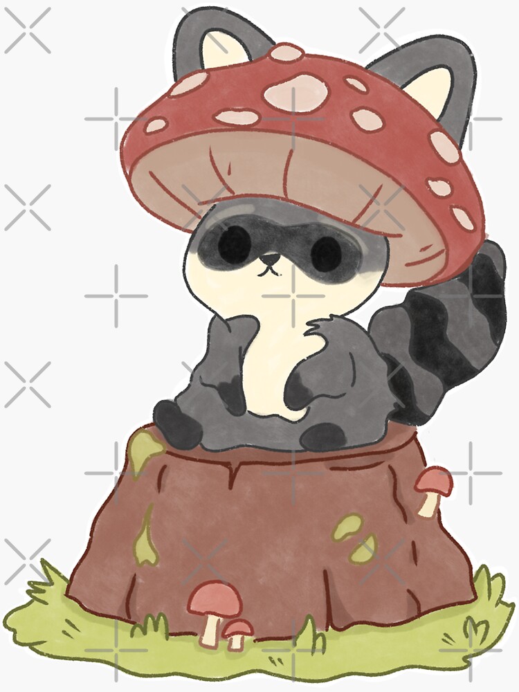 Cozy Raccoon Sticky Note – owloart