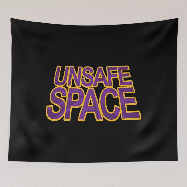 Item preview, Unsafe Space Funny Snarky Text Design designed and sold by billRsims.