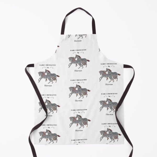 Item preview, Easily distracted by Horses designed and sold by Horse-Aholic.