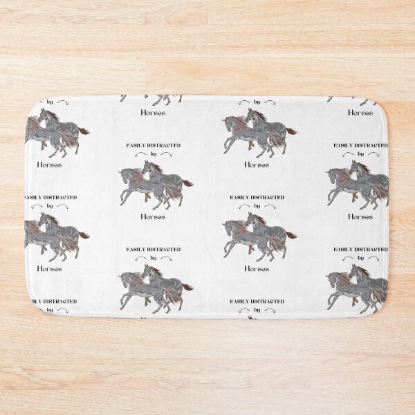 Item preview, Easily distracted by Horses  designed and sold by Horse-Aholic.