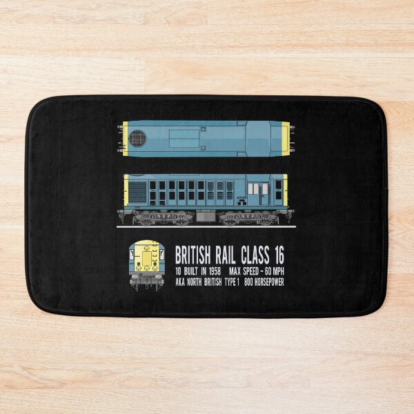 Item preview, British Rail Class 16 Diesel Locomotive Train Diagram Gift designed and sold by Maljonic.