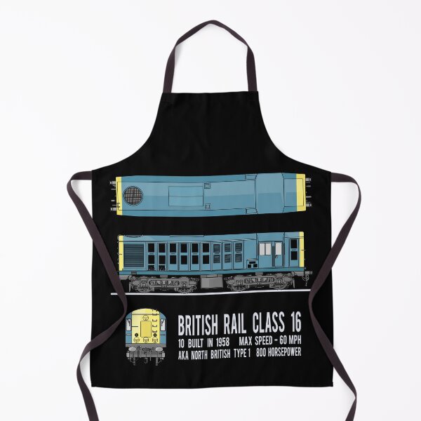 Item preview, British Rail Class 16 Diesel Locomotive Train Diagram Gift designed and sold by Maljonic.