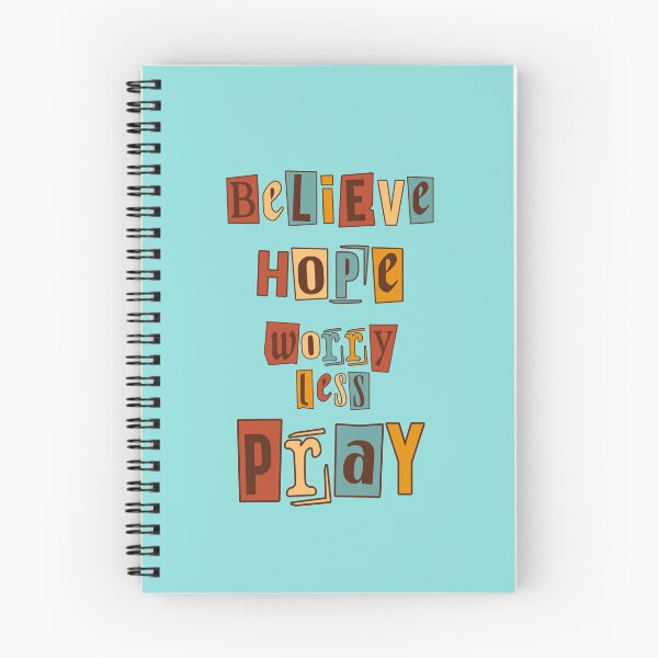 Item preview, Believe, Hope, Worry less, Pray. designed and sold by Calli_Designs.