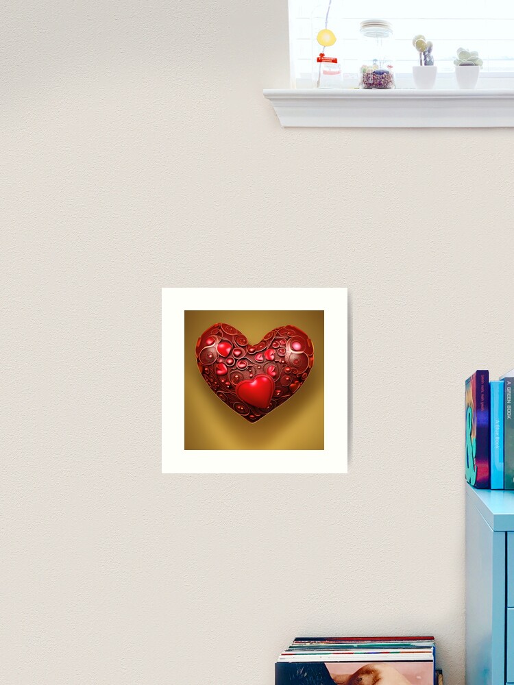 Red Heart Print, Printable Red Heart, Digital Red Heart, Gift for Her, DIY  Wall Decor, Love Gift Decor, Watercolor Heart, Aquarelle Heart -  Canada