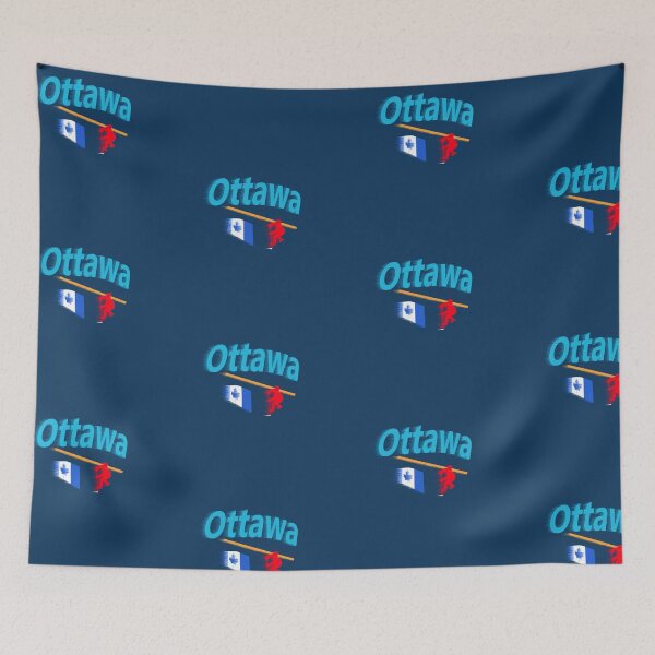Item preview, Ottawa Hockey abstract design  designed and sold by lobodelnoir.