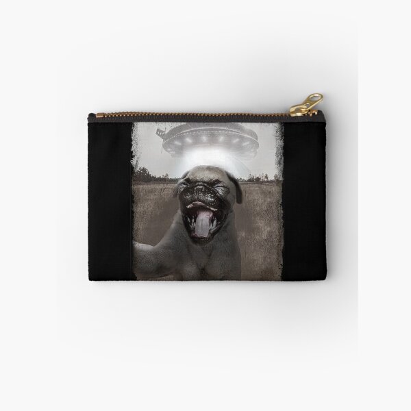 Item preview, Funny Smile Dog Selfie for Pug Lovers Funny Ufo Pug Dog  designed and sold by tincho86tb.