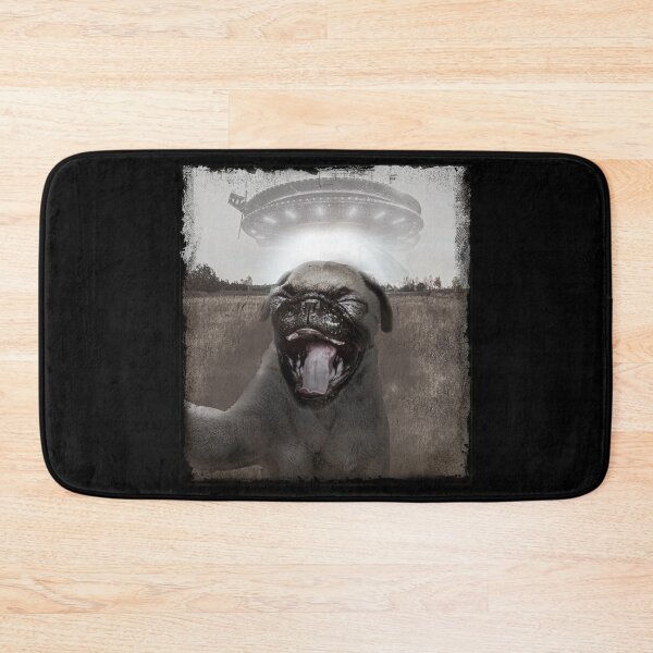 Item preview, Funny Smile Dog Selfie for Pug Lovers Funny Ufo Pug Dog  designed and sold by tincho86tb.