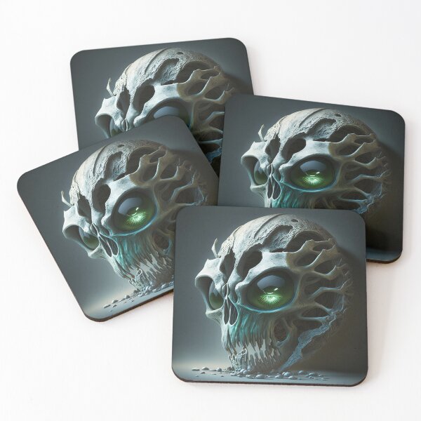 Item preview, Insect Alien Skull, Poster designed and sold by SkullandKitten.