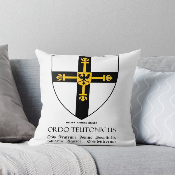Item preview, Teutonic Order flag with Latin name of the order designed and sold by MDMDO.