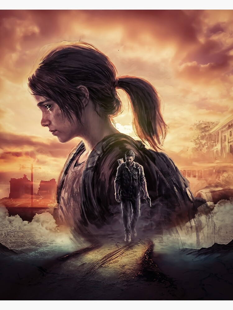 Smoky Design ellie game the last of us joel Wallpaper Poster Price