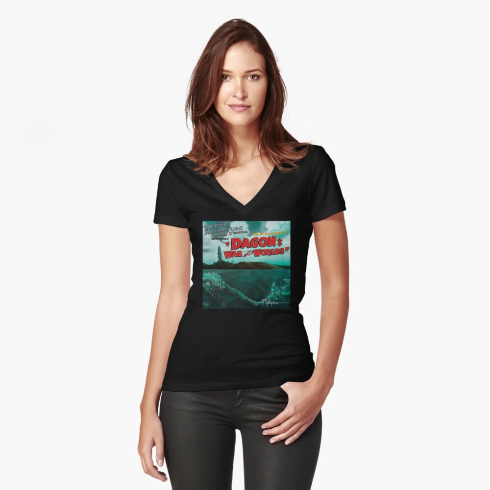 Item preview, Fitted V-Neck T-Shirt designed and sold by HPLHS.