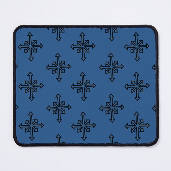 Item preview, Snowflake repeat pattern black and blue - Large designed and sold by AngelDawnDesign.