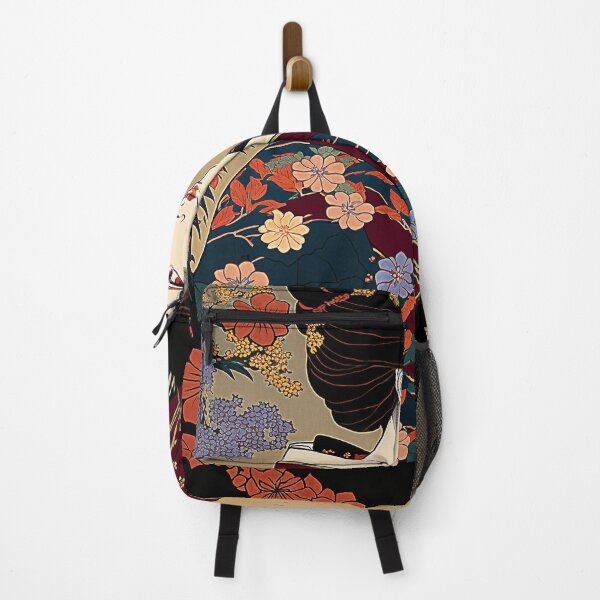 Artikelvorschau, Ukiyoe Blooms: Ein traditioneller japanischer Holzschnitt mit Blumen im Ukiyoe-Stil. entworfen und verkauft von BotTastic.