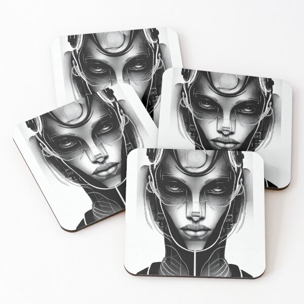 Item preview, Ni android portrait designed and sold by Kamiri.