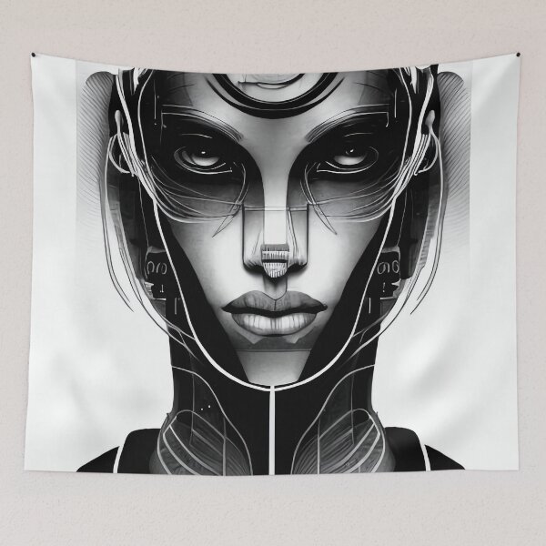 Item preview, Ni android portrait designed and sold by Kamiri.