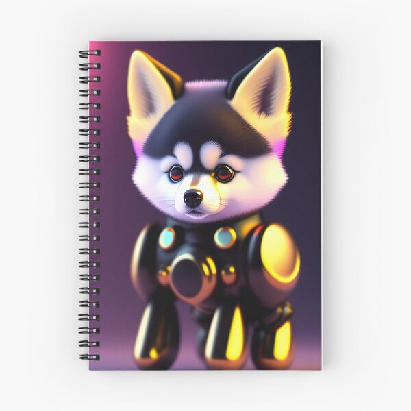 Item preview, Cute Pomsky Robot designed and sold by Nocturne  Paws.