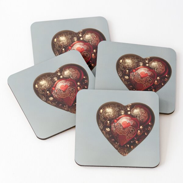 Item preview, Golden Heart - Love Heart Gifts for Valentines Day  designed and sold by DigitalMandy.
