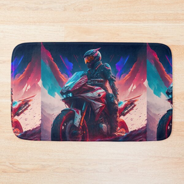 Item preview, cyber punk styled motorcycle rider #2 designed and sold by ArtShanth.