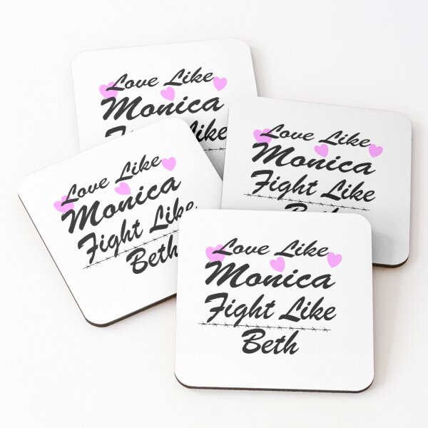 Item preview, Love Like Monica Fight Like Beth   designed and sold by KarsonLindgren.
