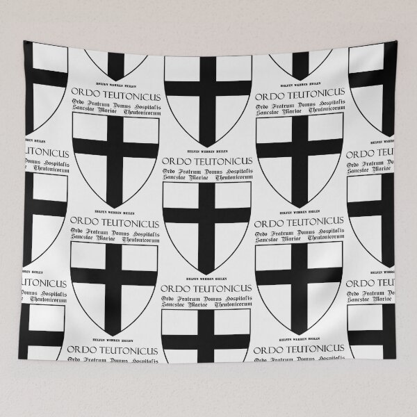 Item preview, Teutonic Order flag with lat. name of the order (#02) designed and sold by MDMDO.