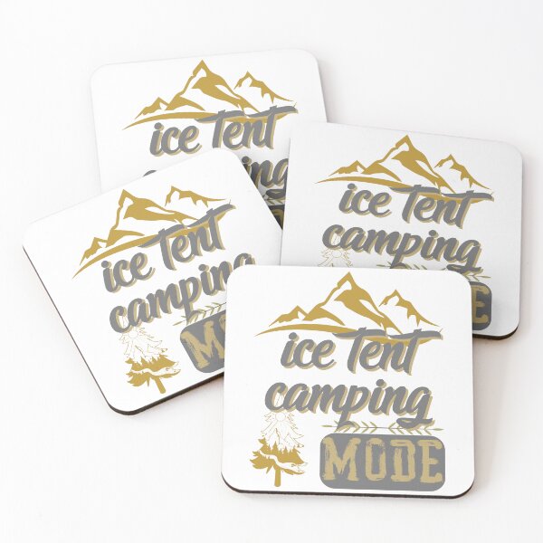 Item preview, ice tent camping mode, forest river sun inside tree pine designed and sold by movie-popcorn.