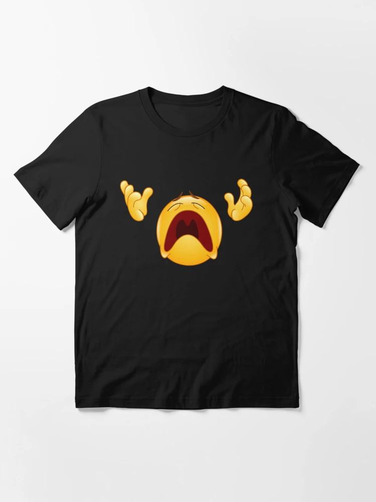 Emoji Disappearing Funny Meme Sad Screaming Angry Face | Poster