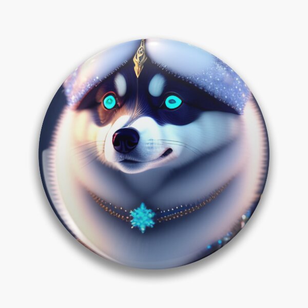 Item preview, Pomsky Futuristic Figure designed and sold by Nocturne  Paws.