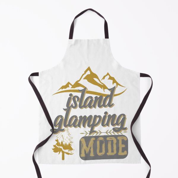 Item preview, island glamping mode, forest river sun inside tree pine designed and sold by movie-popcorn.