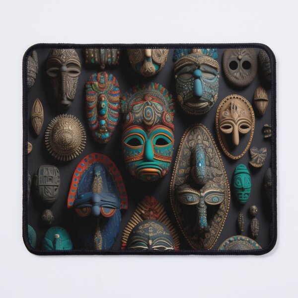 Item preview, African masks designed and sold by AntonininEpics.