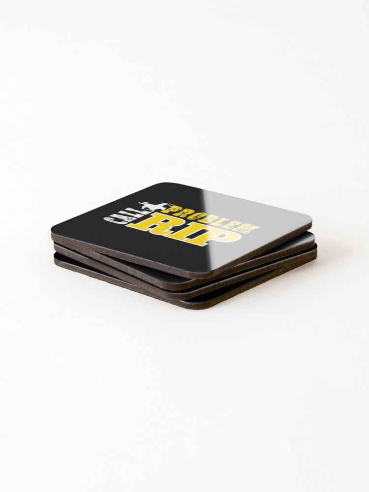 Thumbnail 4 of 5, Coasters (Set of 4), Problem Call RIP   designed and sold by KarsonLindgren.