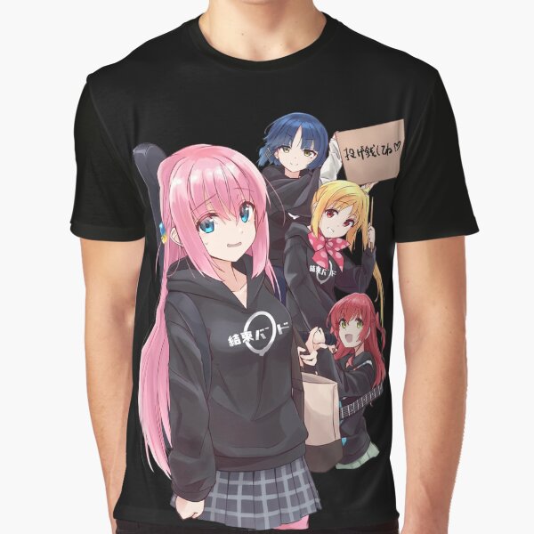 Item preview, Bocchi The Rock - Groupe de filles Ziptie designed and sold by GalacticWaifu.