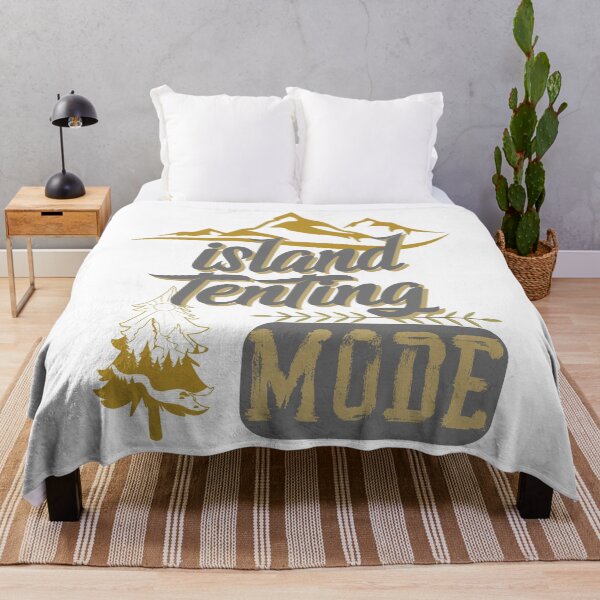 Item preview, island tenting mode, forest river sun inside tree pine designed and sold by movie-popcorn.