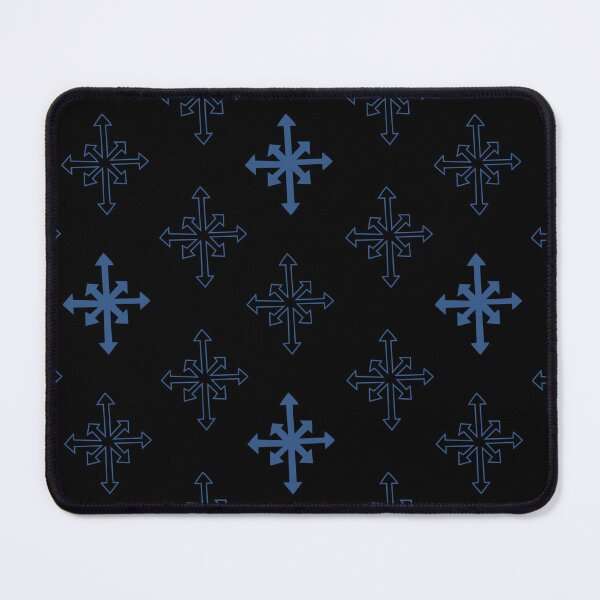 Item preview, Snowflake repeat pattern black and blue - Large designed and sold by AngelDawnDesign.