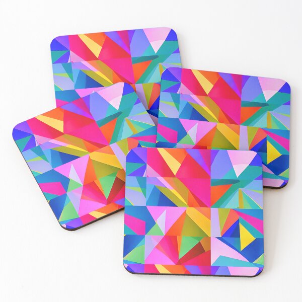 Item preview, Abstract Shapes Bright Colors Pattern designed and sold by FlakeyBiscuit3.